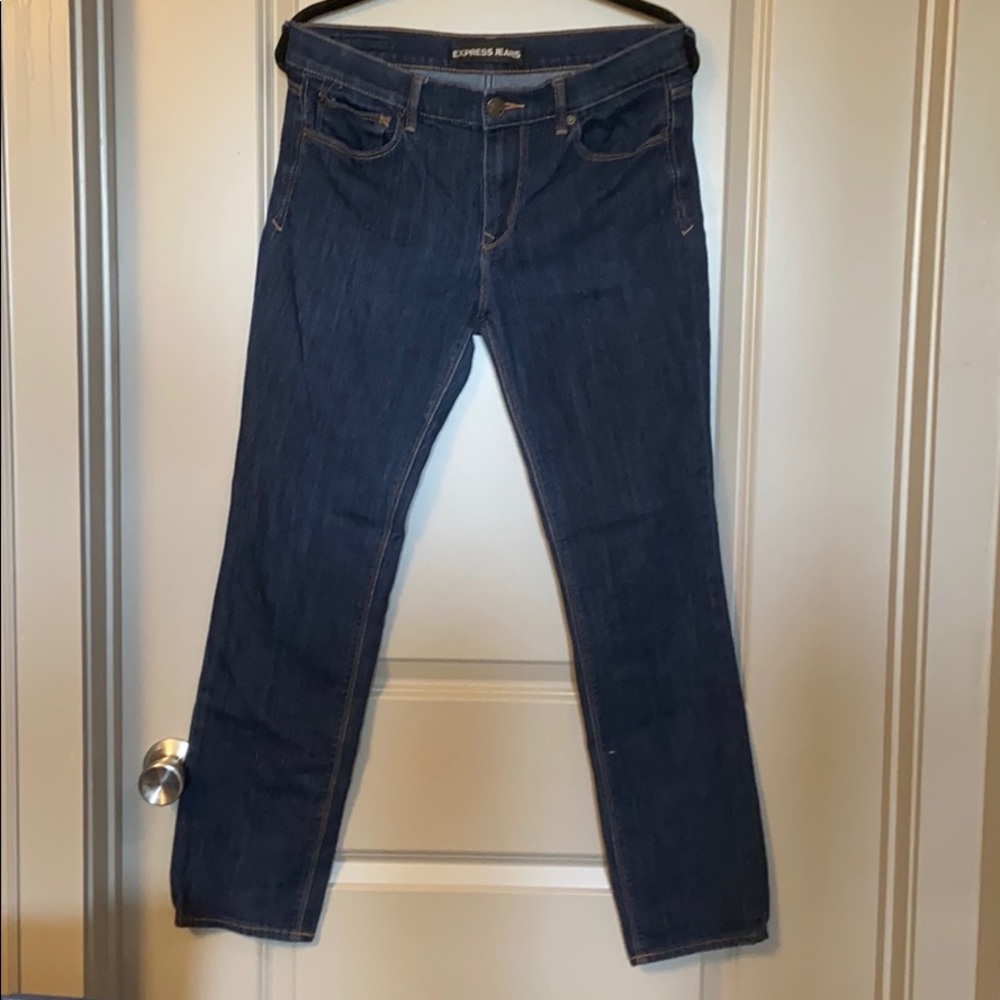 Express Demin Skinny MidRise Jeans
